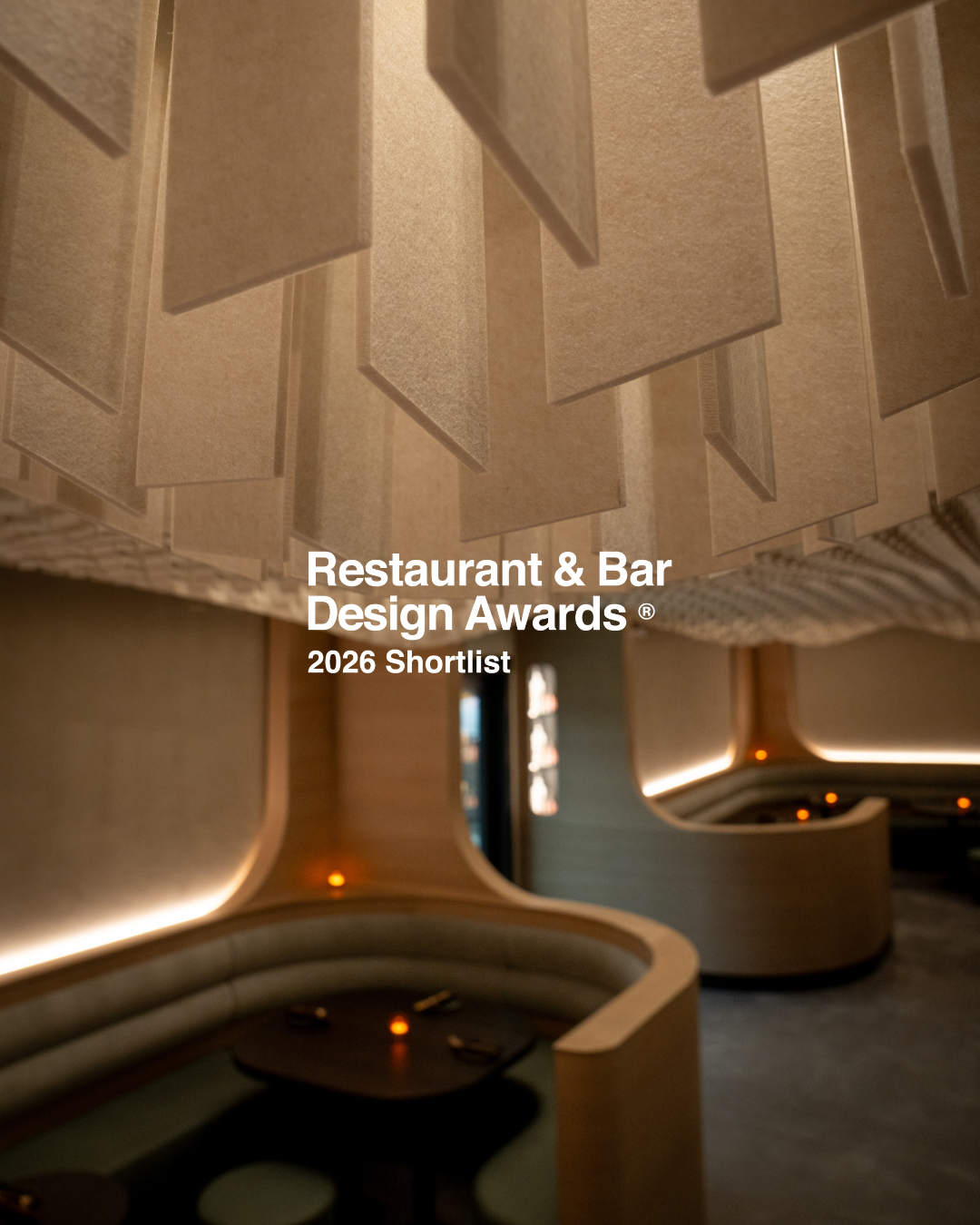 Stolen Bell Shortlisted for Restaurant & Bar Design Awards