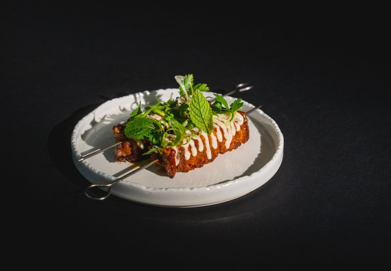 Charcoal Grilled Beef Skewers